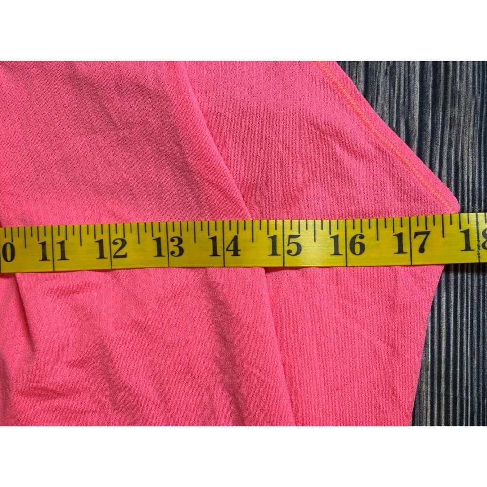 Lululemon Womens Coral Grey Sz 4 Athletic Tank Top Built In Bra Strap Activewear